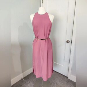 A New Day | Race back Midi Dress | Rose